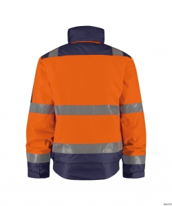 DASSY-Warnschutz, Winter-Warn-Jacke LIMA,   orange/dunkelblau