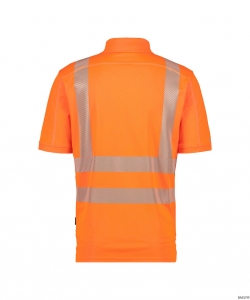 DASSY-Warnschutz, Warn-UV-Poloshirt BRANDON, orange