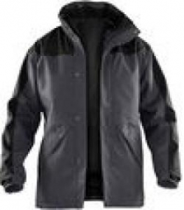 Gr.3XL KÜBLER-Workwear-Doppel-Arbeits-Berufs-Jacke, Wetter-Regen-Nässe-Schutz, Dress Inno Plus, anthrazit/schwarz