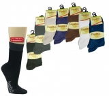 WOWERAT-Workwear, Wellness-Socken, Bambus, normallang, ohne Gummizug, 3-er Pkg., marine
