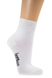 WOWERAT-Workwear, Wellness-Socken, Bambus, extra-verkürzter Schaft, ohne Gummizug, 3-er Pkg., weiß