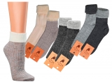 WOWERAT-Workwear, Umschlag-Söckchen mit Alpakawolle, 3/1-Rippe, 2-er Pkg., verschiendene Farben