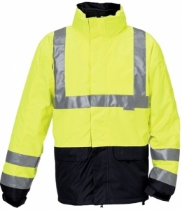 Gr.5XL ROFA-SJ-Warnschutz, Warn- und Wetterschutzjacke, ca. 270 g/m², leuchtgelb