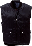 Gr.44/46 ROFA-Workwear, Arbeits-Berufs-Weste, Polar Basic, ca. 245 g/m², schwarz