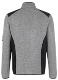 HAKRO-Kälteschutz, Strickfleecejacke, Dawson, grau meliert