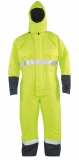 KIND-Nässeschutz, Regenschutz, Wetterschutz, Kälte-Regen-Schutz-Arbeits-Berufs-Overall, MULTISTAR, warngelb/navy