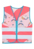KORNTEX-Warnschutz, Kinder Warnweste Action Fantasy, CO2 Neutral, Pink/Einhorn