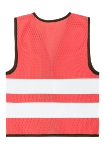 Korntex® Kinder Mesh Warnweste Korfu - Neonpink