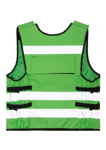 Korntex® Tactical Warnweste Stammheim - Elastischer Bund und 360° Sichtbarkeit - Grün