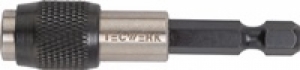 NW-Tecwerk Bithalter 1/4 ? F 6,3 1/4 ? C 6,3 Schnellwechselfutter Länge 60 mm