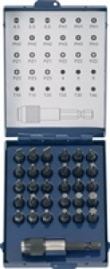 NW-Tecwerk Bitsortiment 31-teilig Schlitz/PH/PZD/TX mit Magnet und Schnellwechselfutter