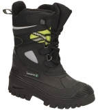 Nora Kinder Freizeit Gummistiefel Regenstiefel Falco schwarz hellgrün