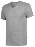 TRICORP-Jobwear, T-Shirts, V-Ausschnitt, Slim Fit, 160 g/m², grau-meliert