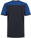TRICORP-Jobwear, T-Shirt, Basic Fit, Bicolor, Kurzarm, 190 g/m², navy-royalblue