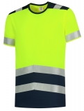 TRICORP-Warnschutz, Warn-T-Shirt, 180 g/m², warngelb/dunkelblau