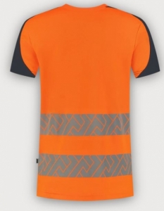 Tricorp T-Shirt Visibility Redefined, Fluor Orange-Ink