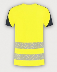 Tricorp Warnschutz T-Shirt Visibility Redefined Industriell Waschbar, Fluor Yellow-Ink