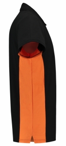 TRICORP-Jobwear, T-Shirt, mit Brusttasche, Bicolor, 180 g/m², black-orange