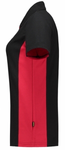 TRICORP-Jobwear, Damen-T-Shirt, Bicolor, 180 g/m², black-red