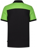 TRICORP-Jobwear, Poloshirt, Bicolor, Basic Fit, Kurzarm, 180 g/m², black-lime