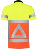 TRICORP-Jobwear, Warnschutz-Poloshirt, Verkehrsregler, warnorange/warngelb
