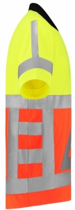 TRICORP-Jobwear, Warnschutz-Poloshirt, Verkehrsregler, warnorange/warngelb