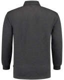 TRICORP-Jobwear, Sweatshirt, Polokragen, Basic Fit, Langarm, 280 g/m², anthrazit meliert