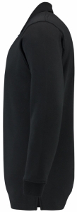 TRICORP-Jobwear, Sweatshirt, Polokragen, Basic Fit, Langarm, 280 g/m², black