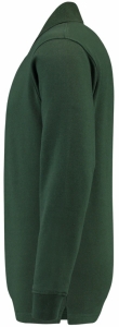 TRICORP-Kälteschutz, Sweatshirt, Polokragen, Basic Fit, Langarm, 280 g/m², bottlegreen