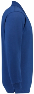 TRICORP-Jobwear, Sweatshirt, Polokragen, Basic Fit, Langarm, 280 g/m², royalblue