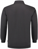 TRICORP-Jobwear, Sweatshirt Polokragen und Bund, Basic Fit, Langarm, 280 g/m², darkgrey