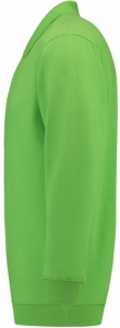 TRICORP-Jobwear, Sweatshirt Polokragen und Bund, Basic Fit, Langarm, 280 g/m², lime