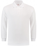 TRICORP-Jobwear, Sweatshirt Polokragen und Bund, Basic Fit, Langarm, 280 g/m², weiß