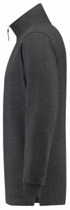 TRICORP-Jobwear, Sweatshirt 1/4-Reissverschluss, Basic Fit, 280 g/m², anthrazit meliert