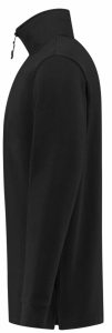TRICORP-Jobwear, Sweatshirt 1/4-Reissverschluss, Basic Fit, 280 g/m², black