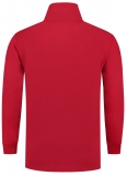 TRICORP-Jobwear, Sweatshirt 1/4-Reissverschluss, Basic Fit, 280 g/m², red