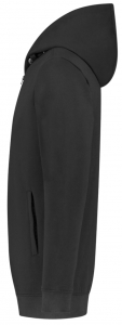 TRICORP-Jobwear, Sweatjacke mit Kapuze, 280 g/m², darkgrey
