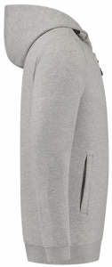 TRICORP-Kälteschutz, Sweatjacke mit Kapuze, graumeliert
