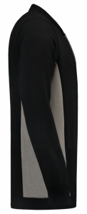 TRICORP-Jobwear, Polosweater, mit Brusttasche, Bicolor, 280 g/m², black-grey
