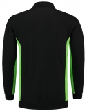TRICORP-Jobwear, Polosweater, mit Brusttasche, Bicolor, 280 g/m², black-lime