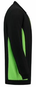 TRICORP-Jobwear, Polosweater, mit Brusttasche, Bicolor, 280 g/m², black-lime