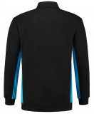 TRICORP-Jobwear, Polosweater, mit Brusttasche, Bicolor, 280 g/m², black-turquoise