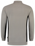 TRICORP-Jobwear, Polosweater, mit Brusttasche, Bicolor, 280 g/m², grey-black