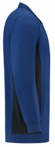 TRICORP-Jobwear, Polosweater, mit Brusttasche, Bicolor, 280 g/m², royalblue-navy