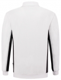 TRICORP-Jobwear, Polosweater, mit Brusttasche, Bicolor, 280 g/m², white-darkgrey