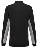 TRICORP-Jobwear, Damen-Sweatshirt mit Polokragen, 280 g/m², black-grey