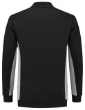 TRICORP-Jobwear, Sweatshirt mit Polokragen, 280 g/m², black-grey