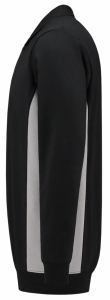 TRICORP-Jobwear, Sweatshirt mit Polokragen, 280 g/m², black-grey