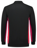 TRICORP-Jobwear, Sweatshirt mit Polokragen, 280 g/m², black-red
