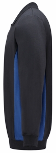 TRICORP-Jobwear, Sweatshirt mit Polokragen, 280 g/m², navy-royalblue